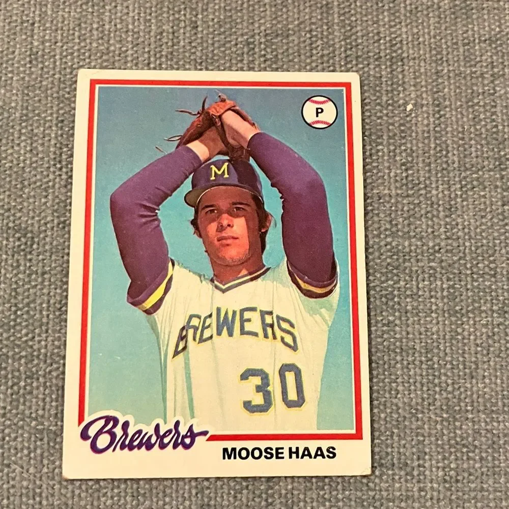 1978 Topps Milwaukee Brewers Baseball Card Trading Card